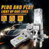 H7 LED Headlight Bulbs with Advanced Cooling (2-Pack)