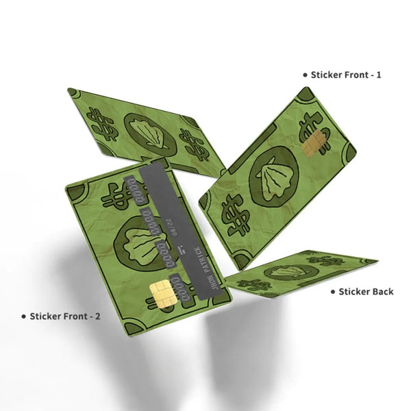Decorative Credit Card Skin Stickers (Set of 4)