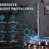 6-in-1 Portable Jump Starter with Air Compressor and LED Light