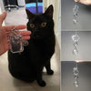 Pet Fur Memory Keychain with Cat-Shaped Capsule