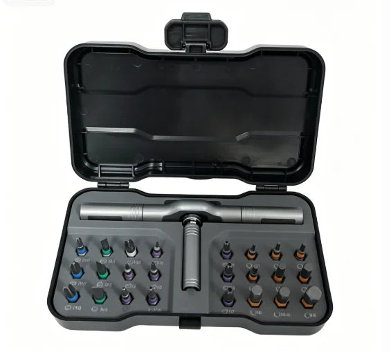 24-in-1 Ratchet Screwdriver Set with Magnetic Bits
