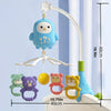 360° Rotating Baby Crib Mobile with Night Light and Music