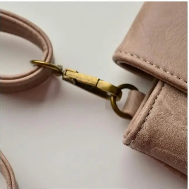 Women's Envelope Clutch Bag with Crossbody Strap