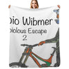 Fabio Wibmer 'Fabiolous Escape 2' Cozy Microfiber Throw Blanket