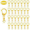 30-Piece Lobster Clasp Keychain Connector Set for DIY Jewelry Making