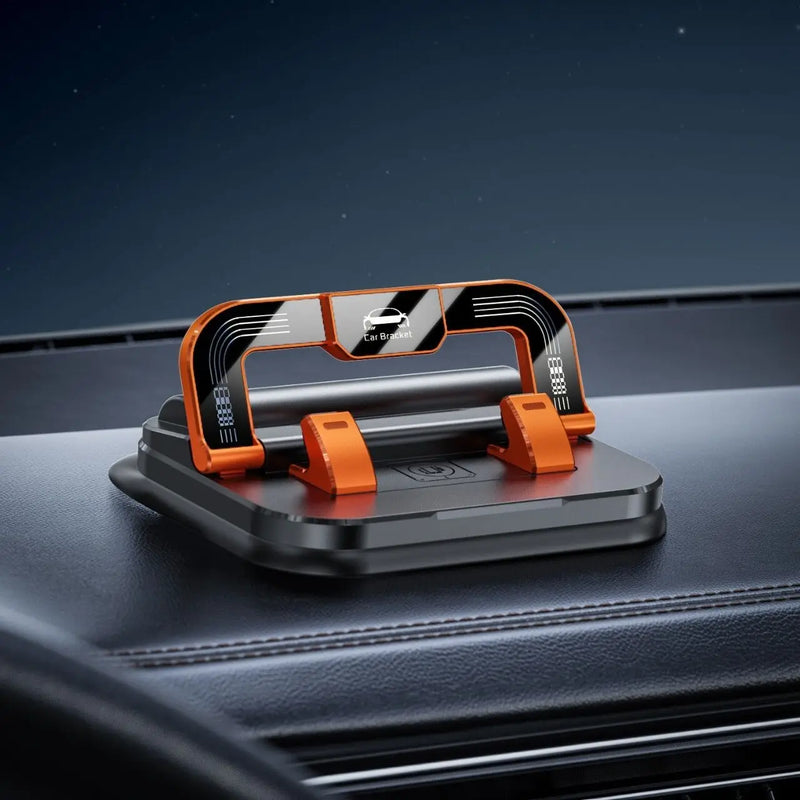 Dashboard Car Phone Holder with Integrated Parking Number Plate