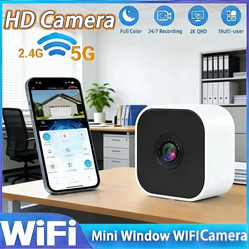 Cámara de Seguridad para Ventana con Visión Nocturna a Color