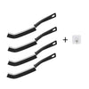 Angled Crevice Cleaning Brush with Stiff Nylon Bristles