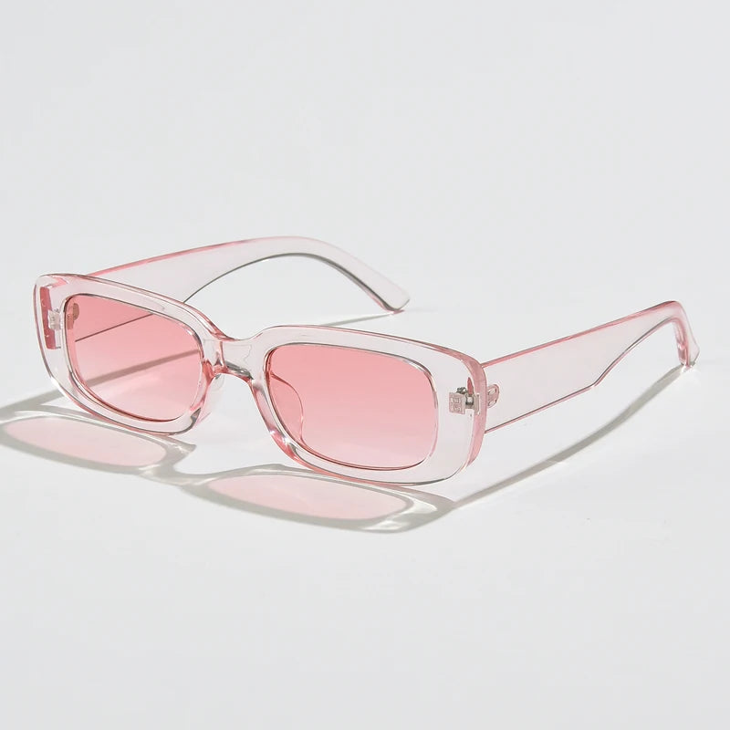 Classic Square Sunglasses with UV400 Protection