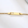 Personalized Stainless Steel Name Bracelet for Baby and Mom