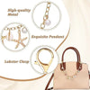 Ocean Pearl Shell Charm Bag Accessory with Gold Chain