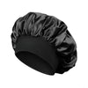 Elastic Wide-Band Satin Bonnet for Hair Care