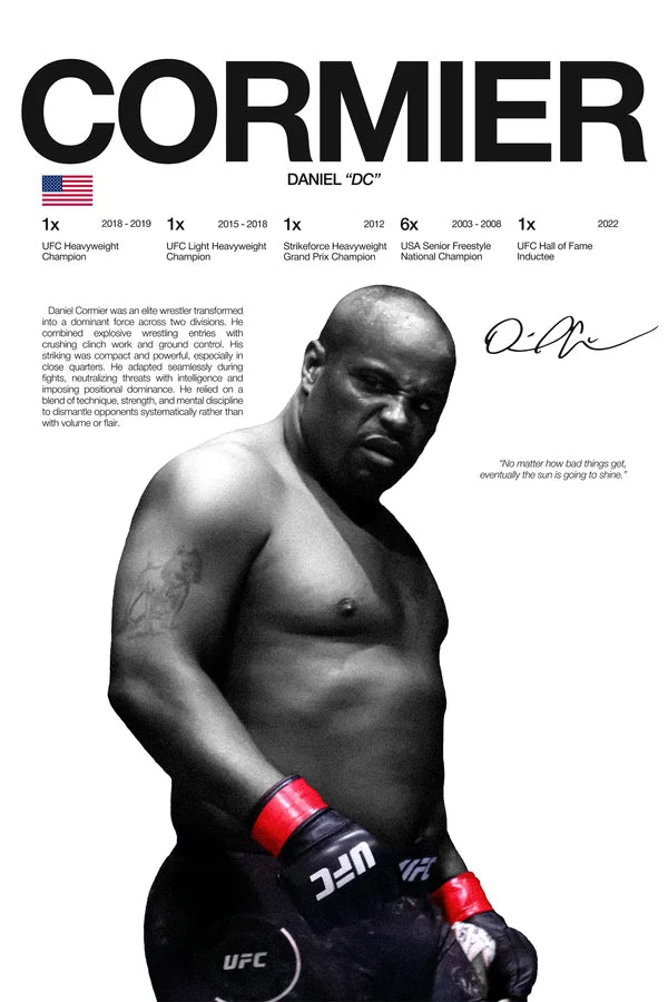 Martial Arts Legend Canvas Wall Art – Inspirational MMA Fighter Poster for Gym & Home