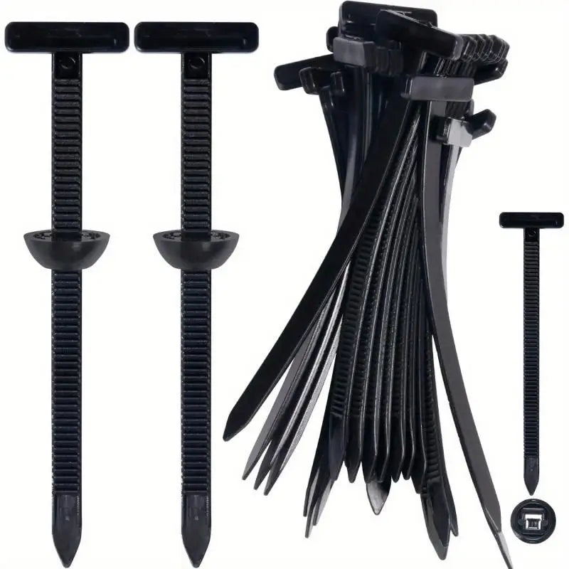 Self-Locking Nylon Cable Tie Buckles for Auto Panels