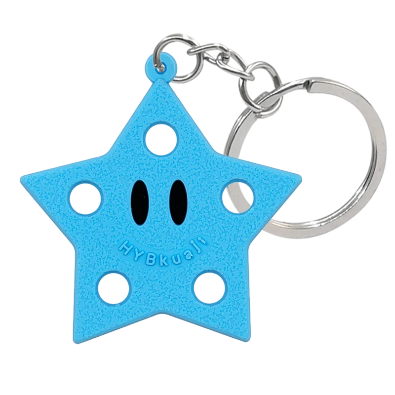 Silicone Shoe Charm Holder Keychain Board