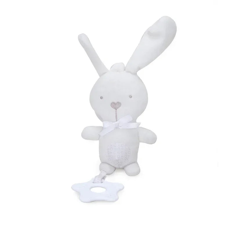 Soft Plush Rattle Toy for Baby Stroller & Crib