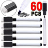 Dry Erase Markers with Built-in Eraser Cap