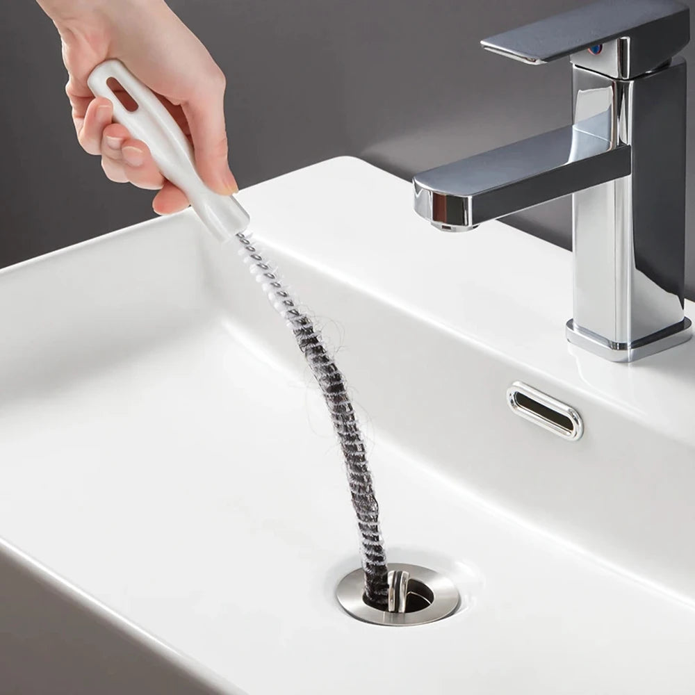Flexible Drain Cleaning Brush for Hair and Clogs