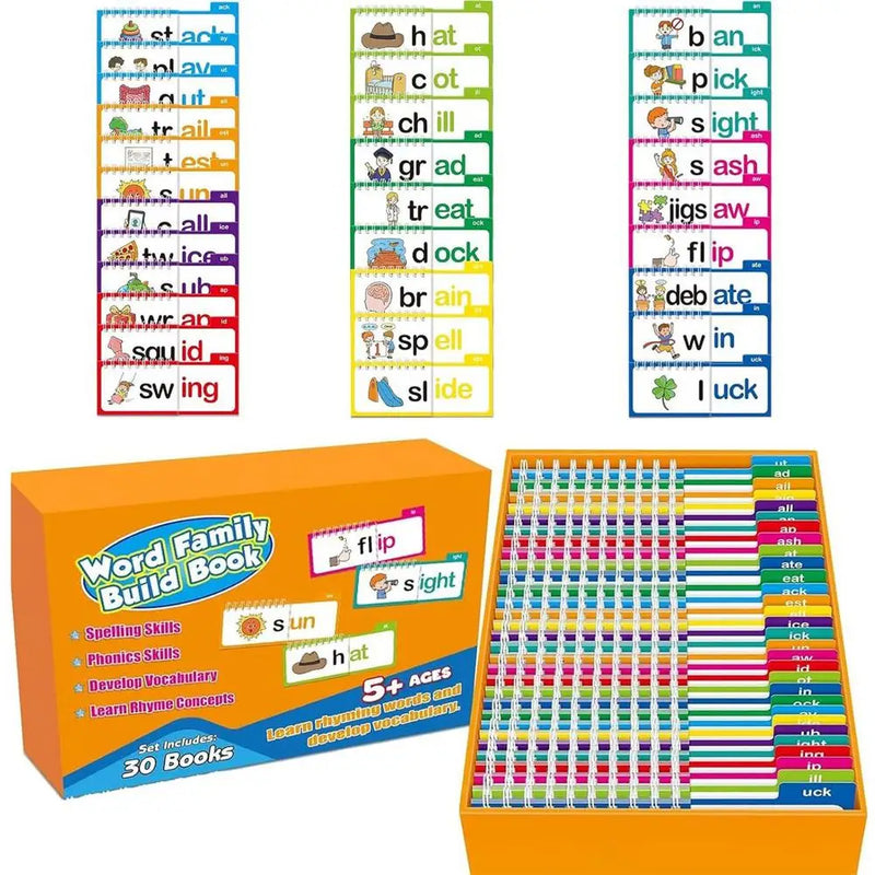 Phonics & Rhyme Flashcard Flip Book