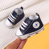 Classic Canvas First Walker Shoes for Babies with Star Print