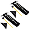 128Hz Aluminum Alloy Tuning Fork Set for Sound Therapy and Chakra Balancing