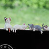 Sleeping Cat Resin Car Dashboard Ornament