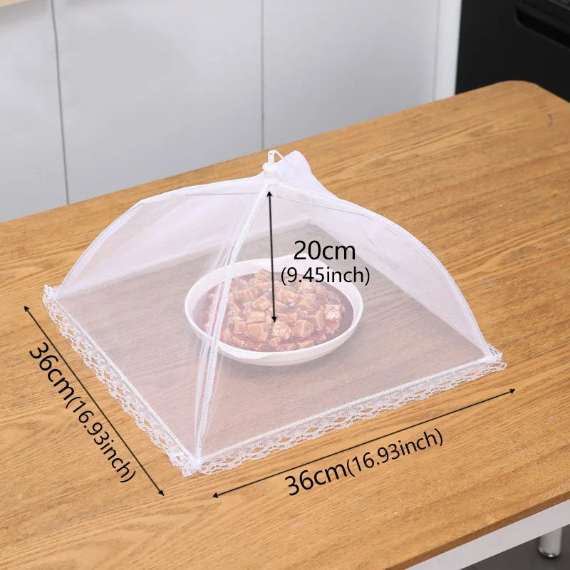 Foldable Mesh Food Cover for Outdoor Dining