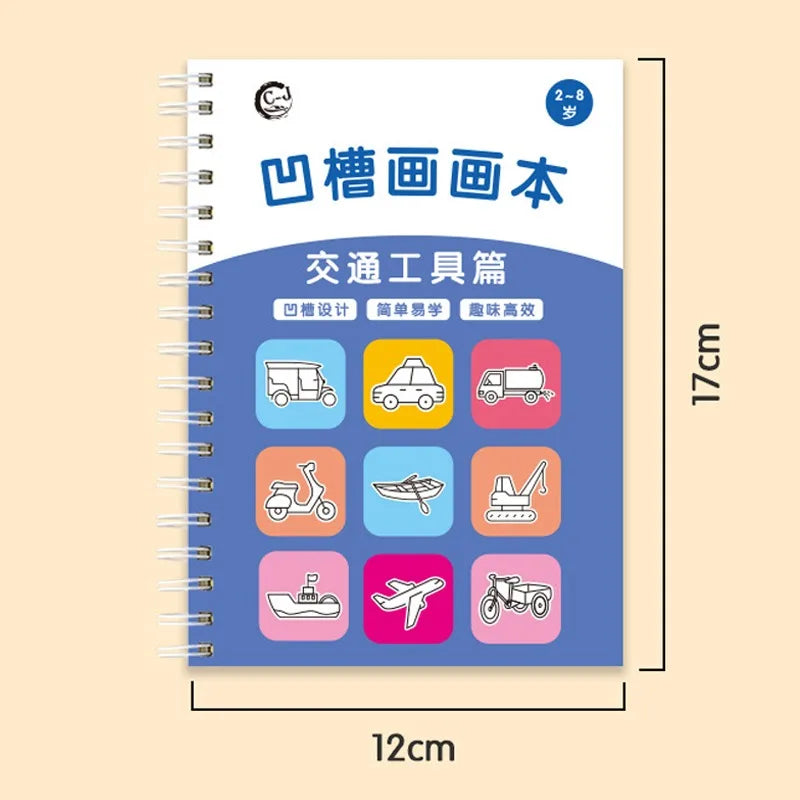 Magic Groove Practice Copybook for Kids