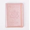 RFID-Blocking PU Leather Passport Holder with 3D Embossed Design