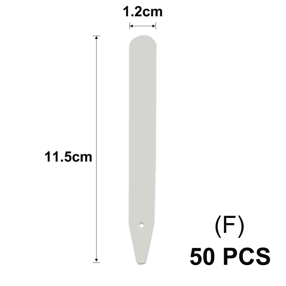 Yellow T-Type Garden Plant Labels with Stakes