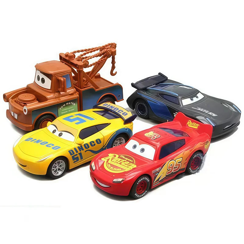Diecast Metal Cars 6-Pack with Lightning McQueen, Mater, Cruz Ramirez & More