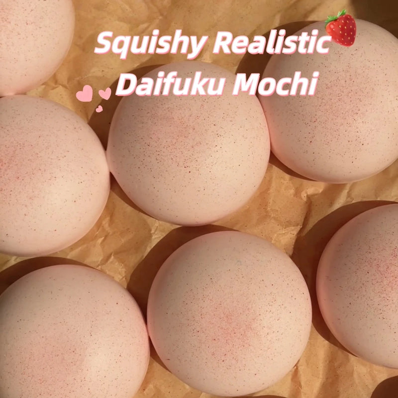 Jouet Anti-Stress Daifuku Mochi Ultra Réaliste