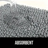 Sauberer & Trocken mit dieser Chenille-Vorlegermatte für Haustiere