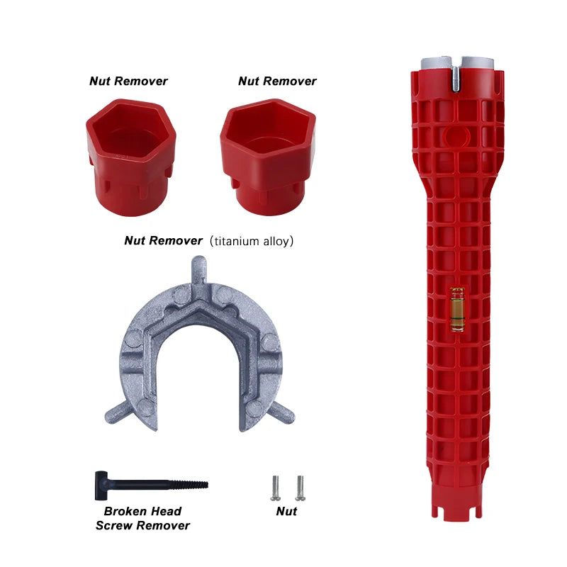 14-in-1 Multi-Function Wrench for Faucet and Sink Plumbing