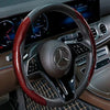 Carbon Fiber Style Microfiber Leather Steering Wheel Cover