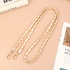 120cm Leather-Trimmed Chain Bag Strap