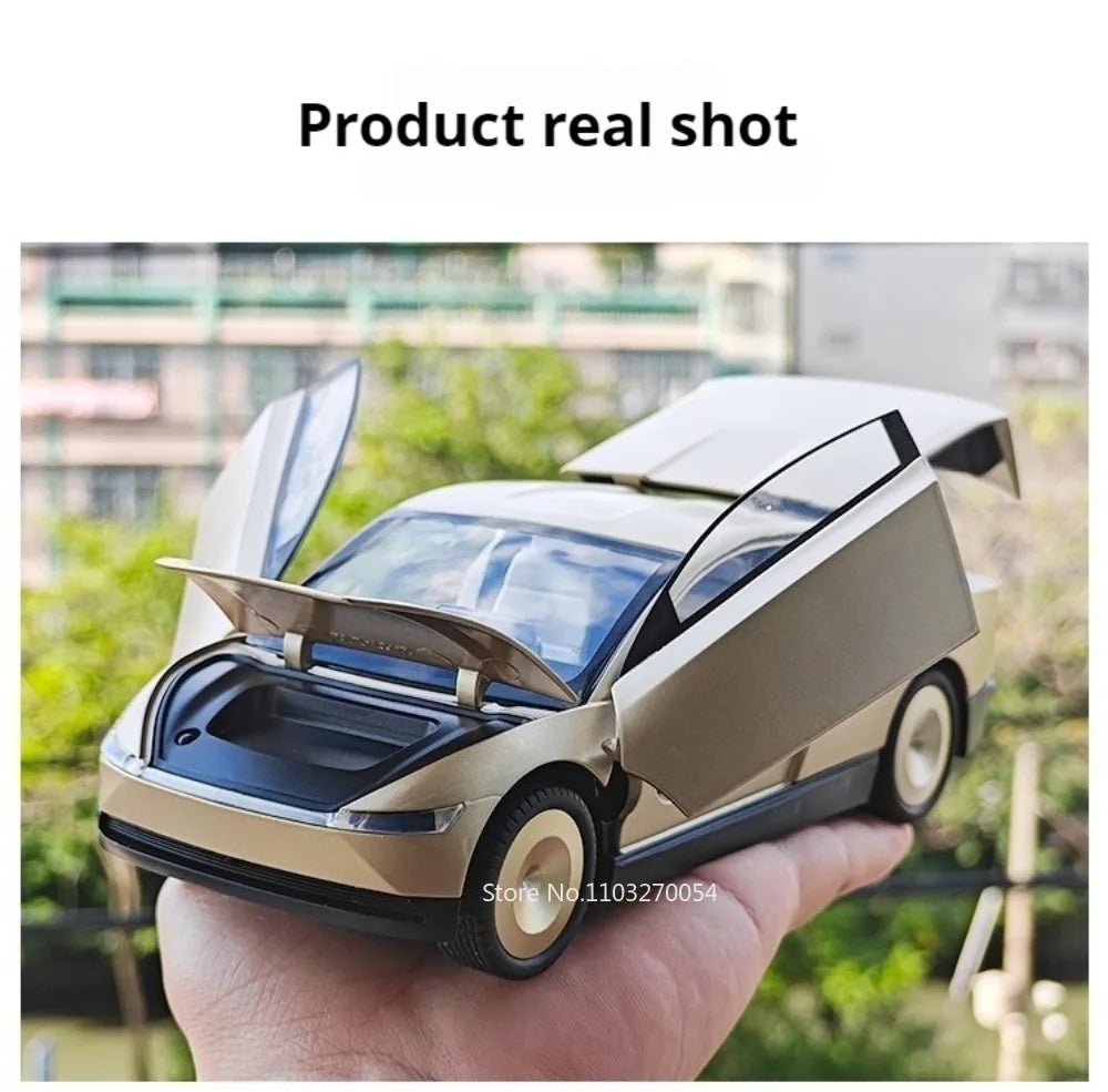 1:24 Diecast Pickup Truck and RV Camper Set with Lights and Sounds