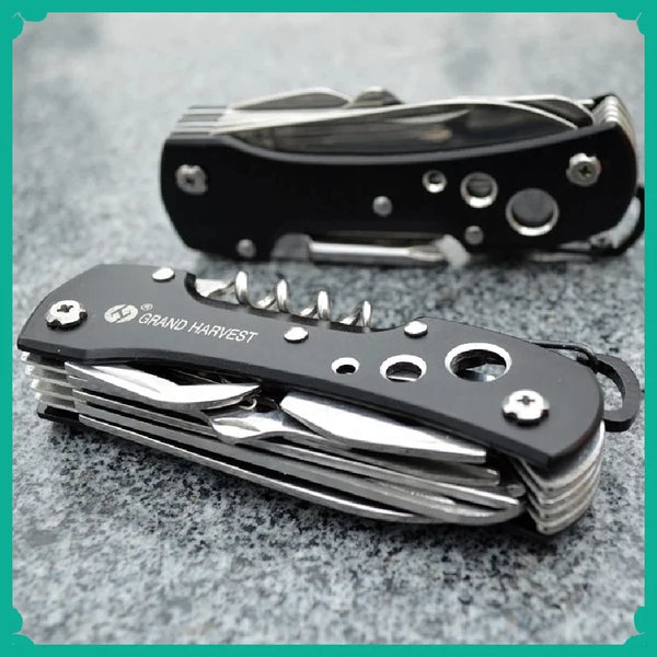 11-in-1 Stainless Steel Multi-Tool Pocket Knife