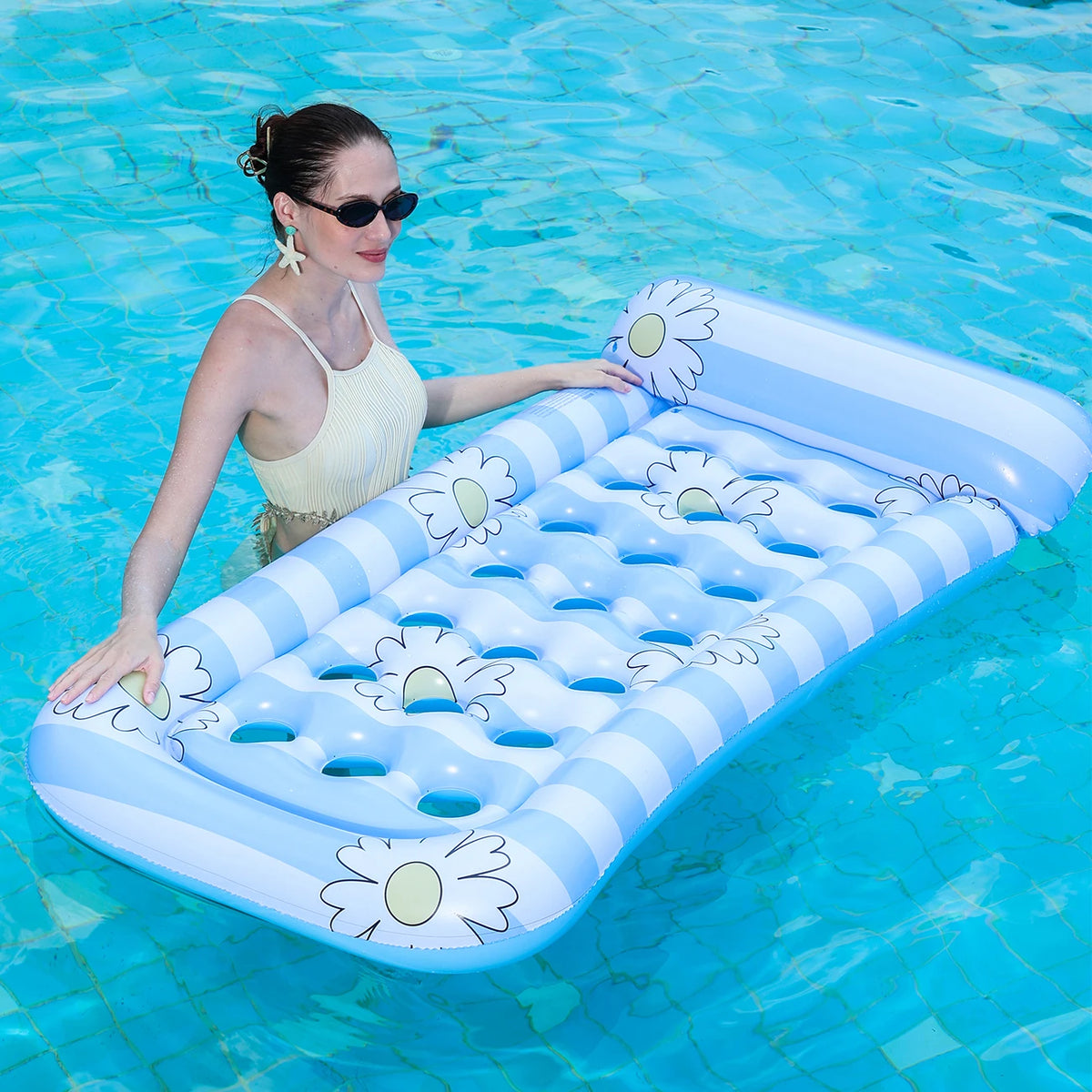 Plaque de piscine gonflable pour adultes