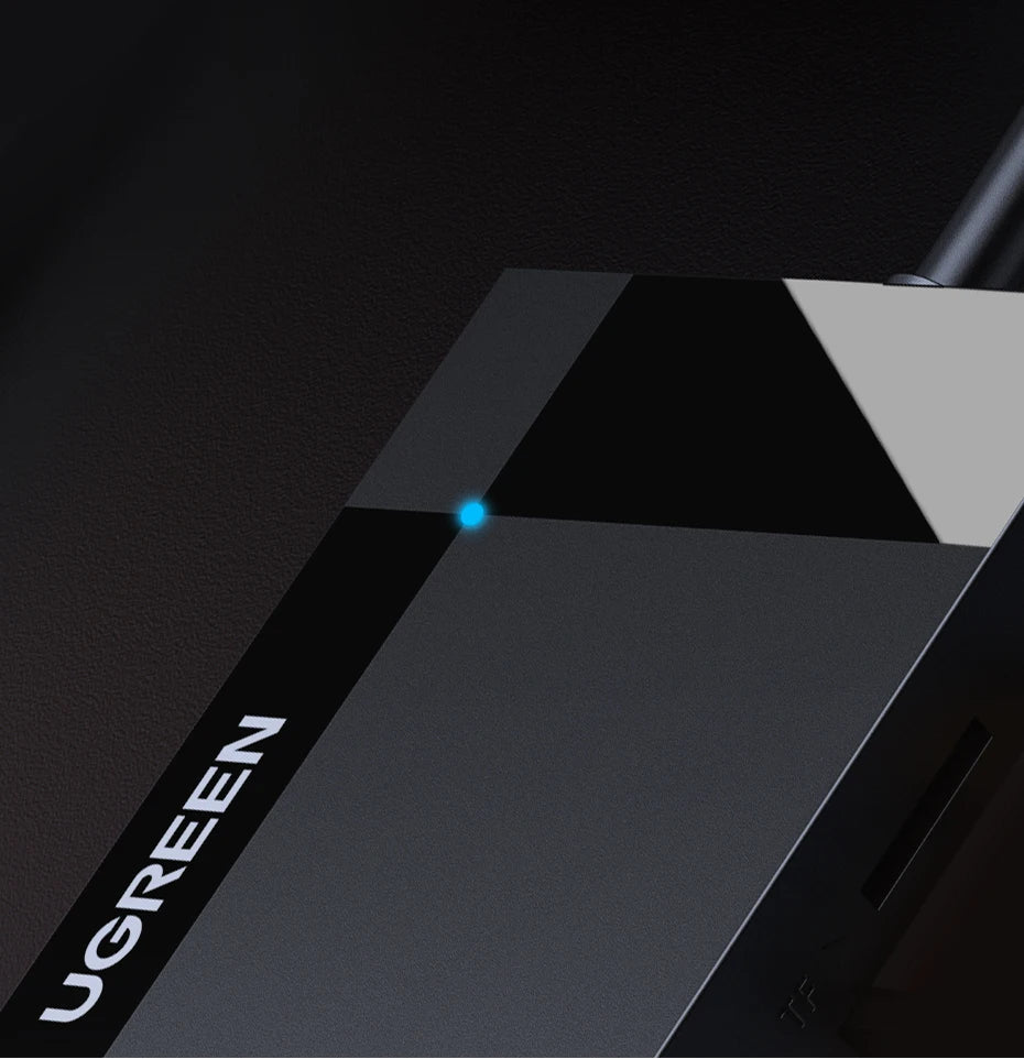 4-in-1 USB 3.0 Card Reader with USB-C Adapter
