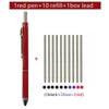 4-in-1 Gravity-Switch Metal Pen with Ballpoint and Mechanical Pencil