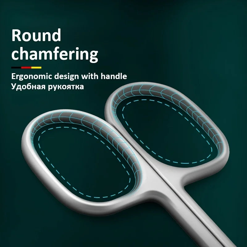 Precision Stainless Steel Cuticle Scissors with Curved Blade