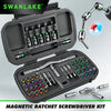 46-in-1 Magnetic Ratchet Screwdriver Set with Case