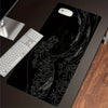 Extended Desk Mouse Pad with Stitched Edges & Non-Slip Rubber Base