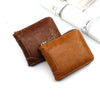 Vintage Compact Zipper Wallet for Men