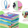 Sensory Cloth Books for Babies with Teether & Crinkle Pages