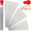 Stainless Steel Sewing Needles with Large Eyes for Yarn & Leather (40-Piece Set)