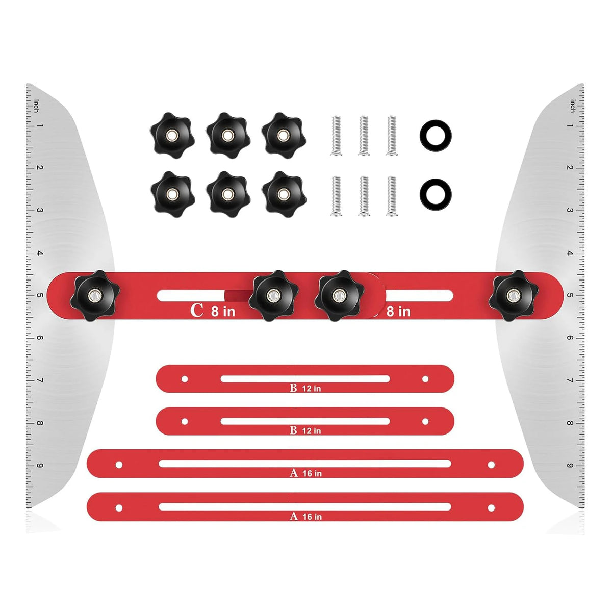 Adjustable Metal Stair Tread Gauge for Accurate Layout & Cutting