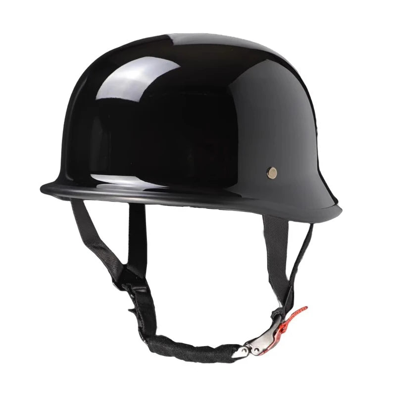 Retro Half Helmet with Goggles