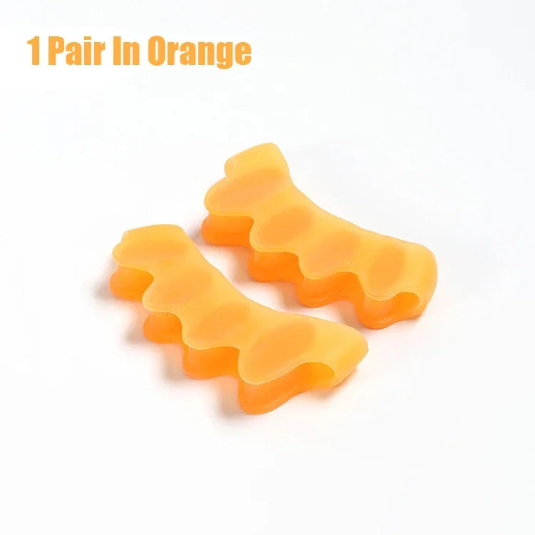 Soft Silicone Toe Separators for Bunion Relief & Foot Alignment
